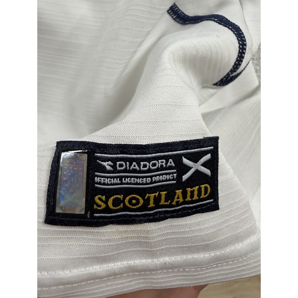 Scotland Away football shirt 2003 - 2005 White Diadora Woman Size 10 - Picture 14 of 15